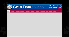 Desktop Screenshot of greatdanehvac.com